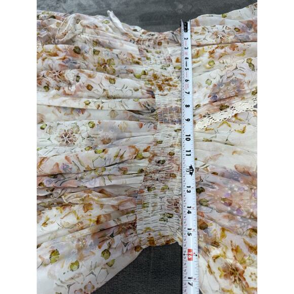 Johnny Was Silk Floral Maxi Dress Boho Kimono Sleeve Flowy Size XL - Picture 11 of 14